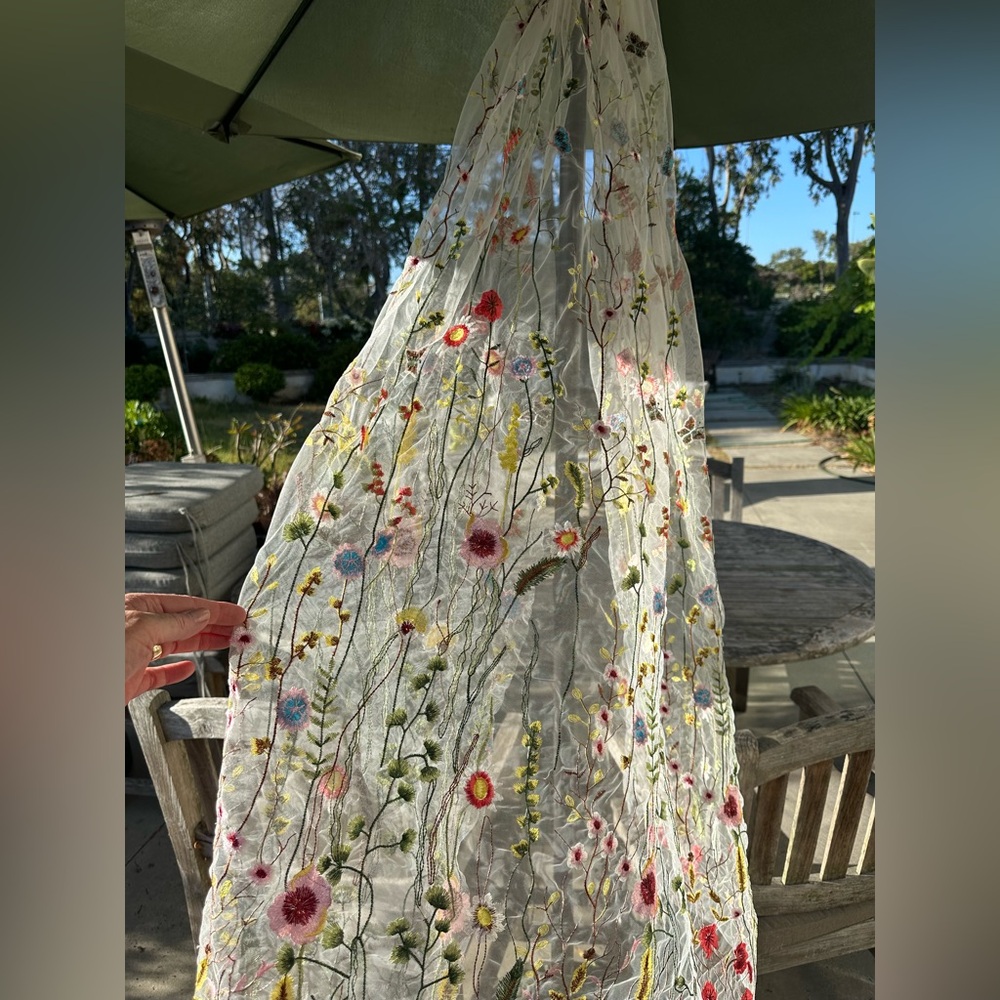 Wildflower 56” Bridal Veil